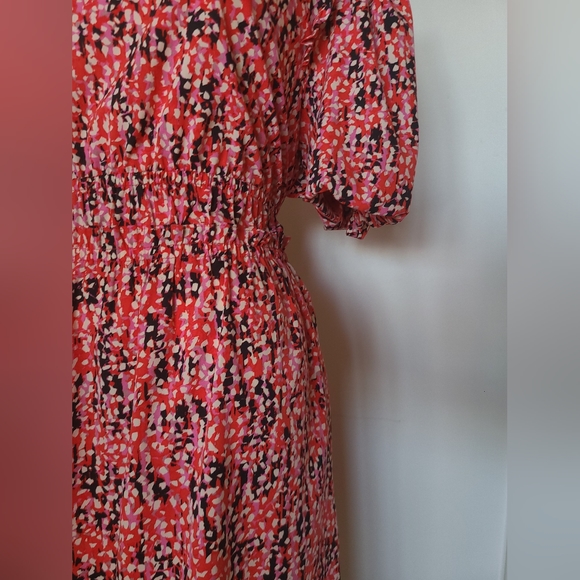 Topshop - Ruffled Open Back Dress - Size 12 - Picture 7 of 15